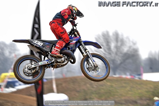 2019-02-10 Mantova - Internazionali di Motocross 01190 125cc 330 Daniel Gimm